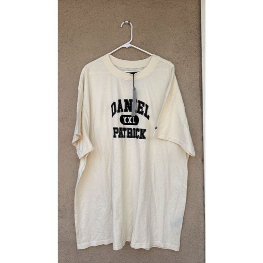 Daniel Patrick 3XL Shirt Men's Off White New Designer Logo!